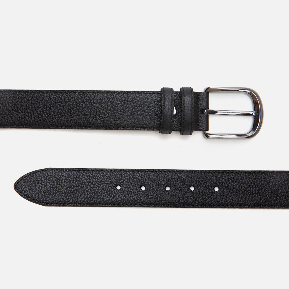 Genuine Leather Black Men's Belt