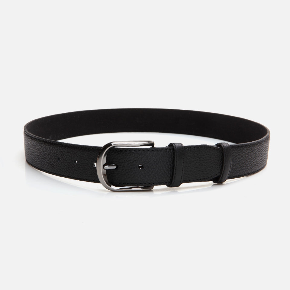 Genuine Leather Black Men's Belt