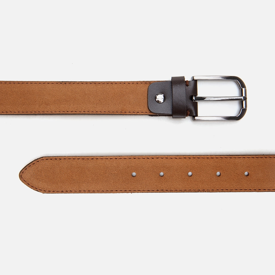Genuine Leather Tobacco Men's Belt