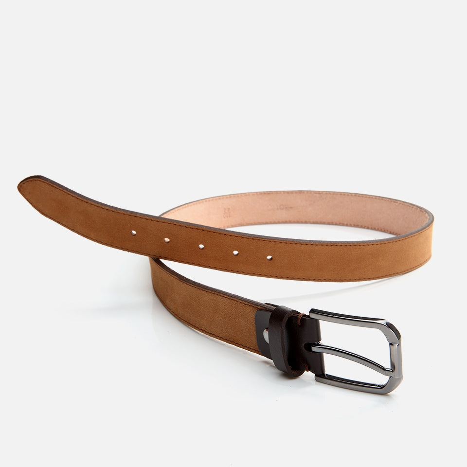 Genuine Leather Tobacco Men's Belt