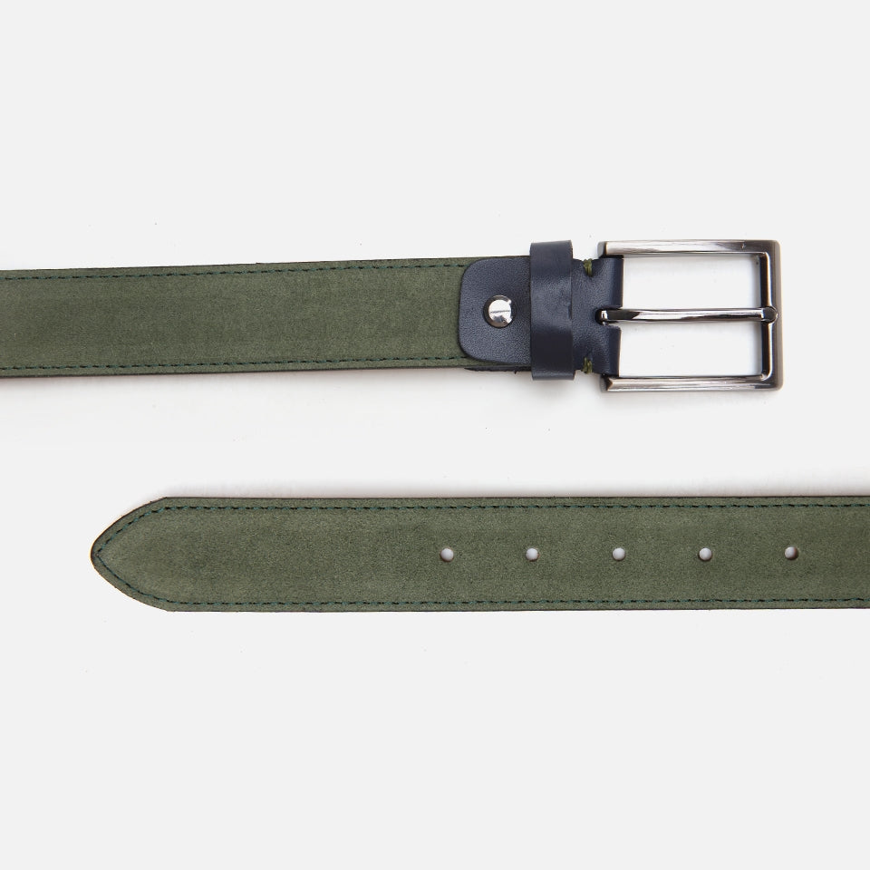 Genuine Leather Khaki Men's Belt