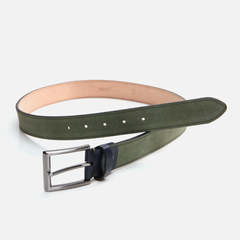 Genuine Leather Khaki Men's Belt