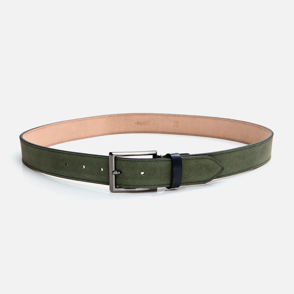 Genuine Leather Khaki Men's Belt