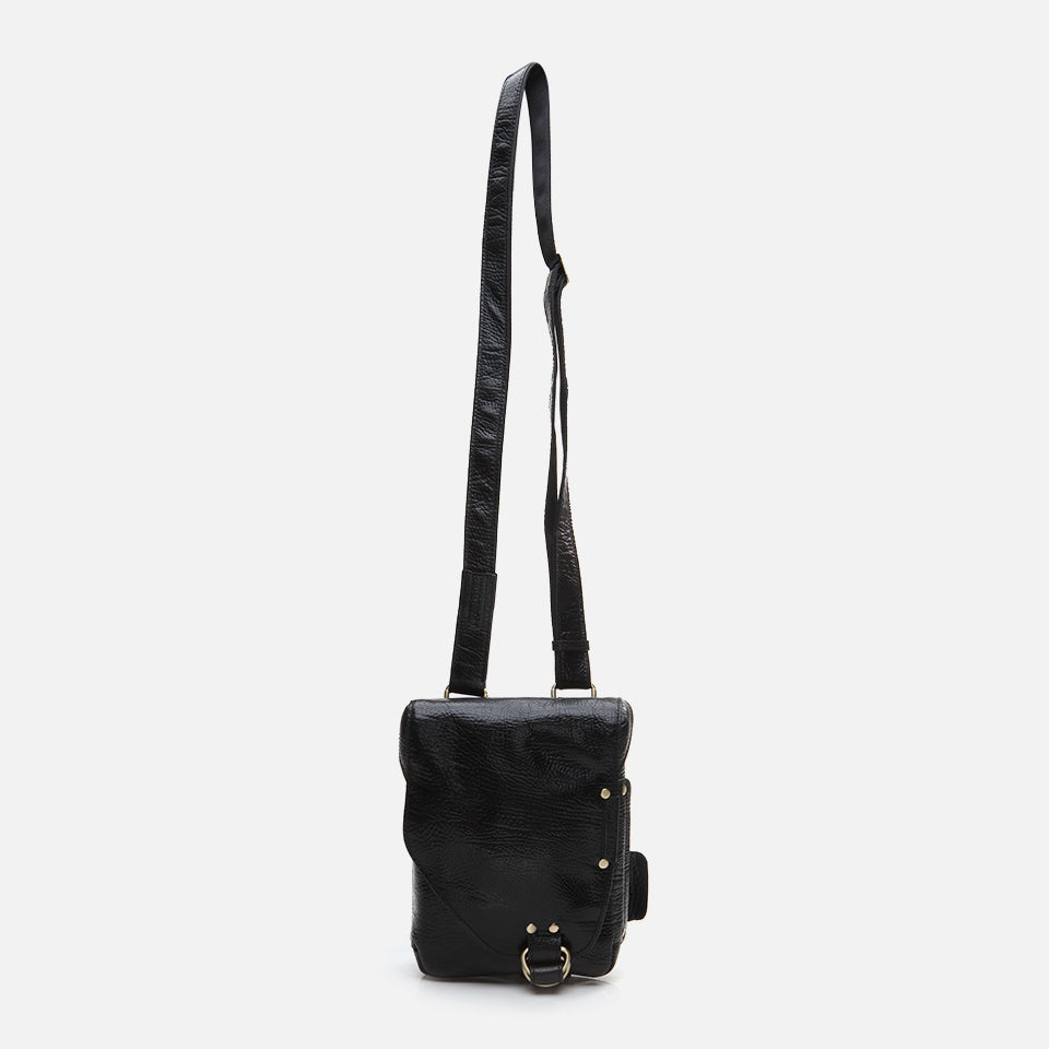 Genuine Leather Black Men's Bag