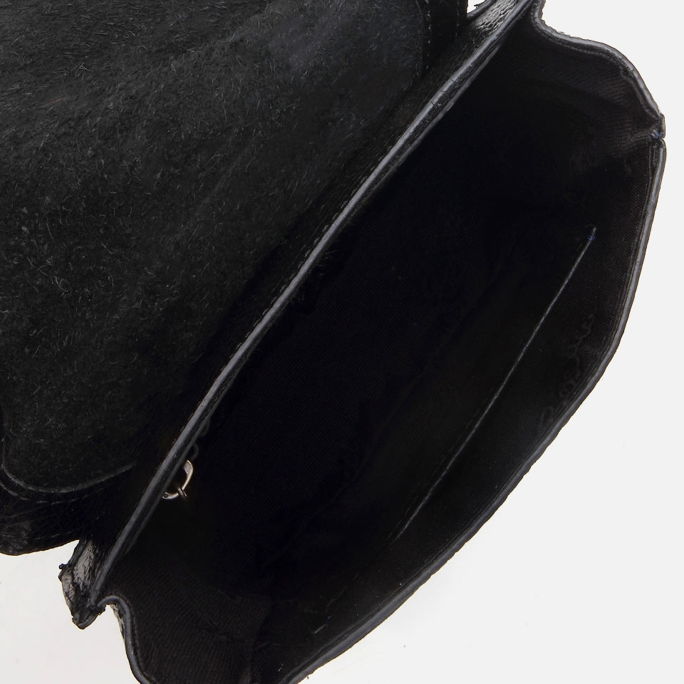 Genuine Leather Black Men's Bag