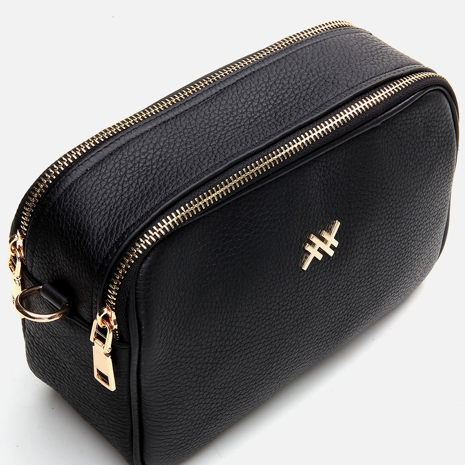 Genuine Leather Black Women's Mini (Crossbody) Bag