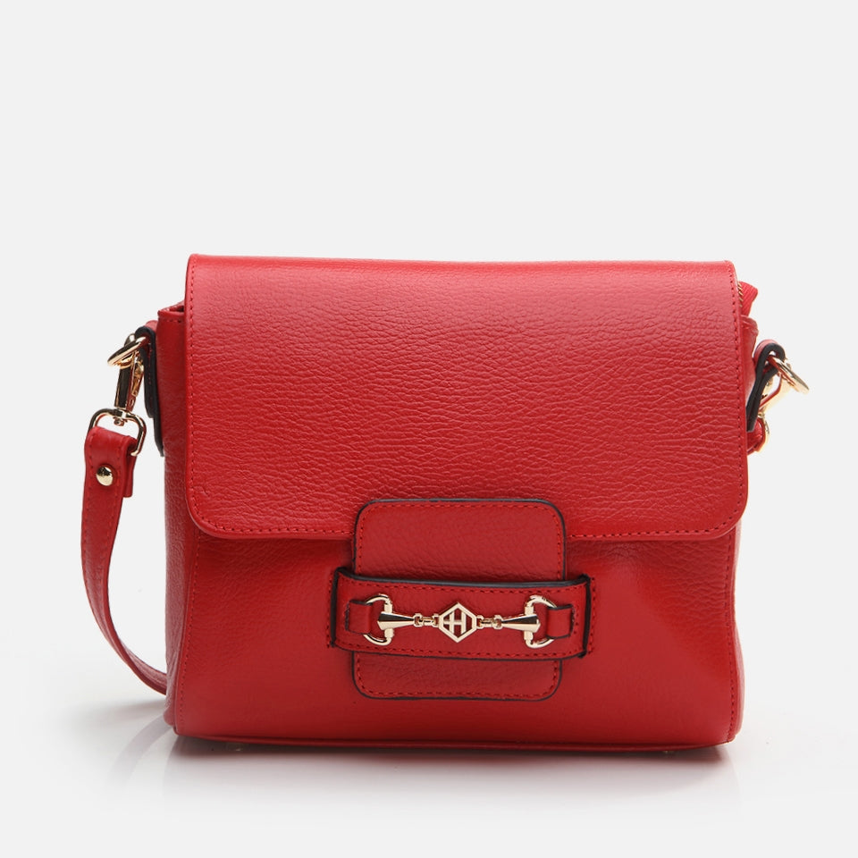 Genuine Leather Red Women's Bag