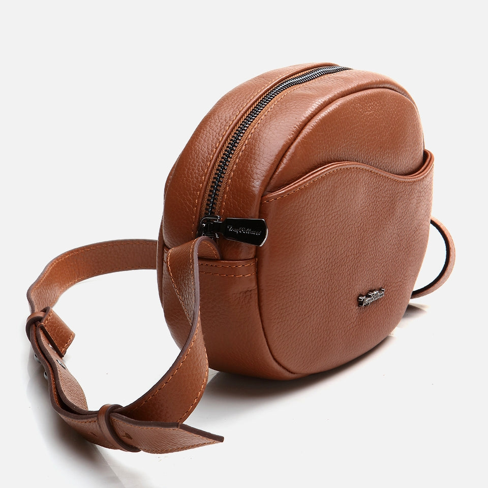 Genuine Leather Tan Women's Mini (Crossbody) Bag