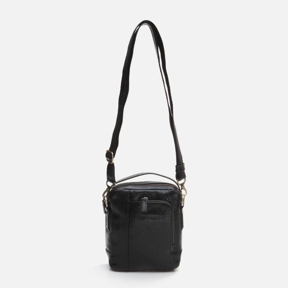 Genuine Leather Black Men's Bag