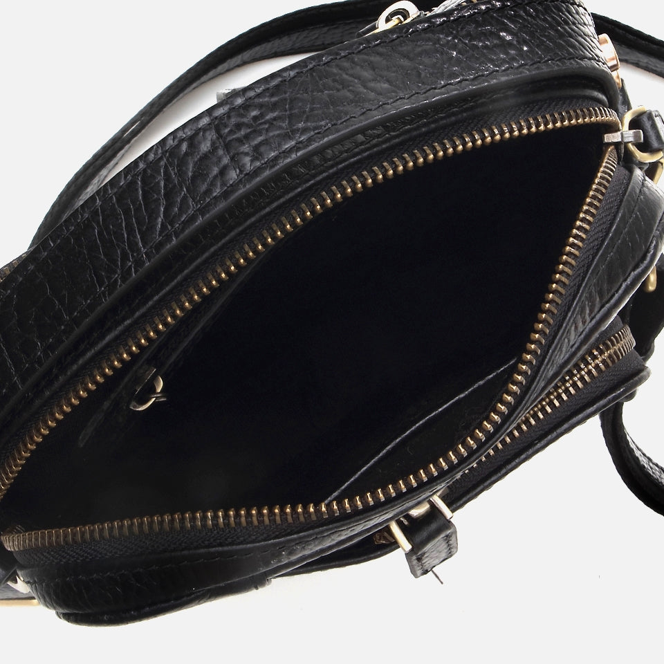 Genuine Leather Black Men's Bag