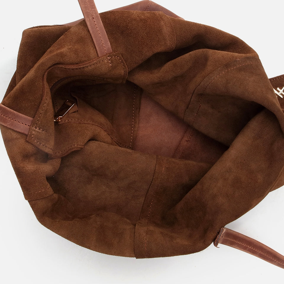 Genuine Leather Tobacco Women's Bag