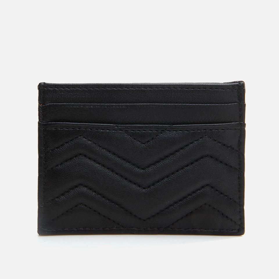 Genuine Leather Black Women's Wallet