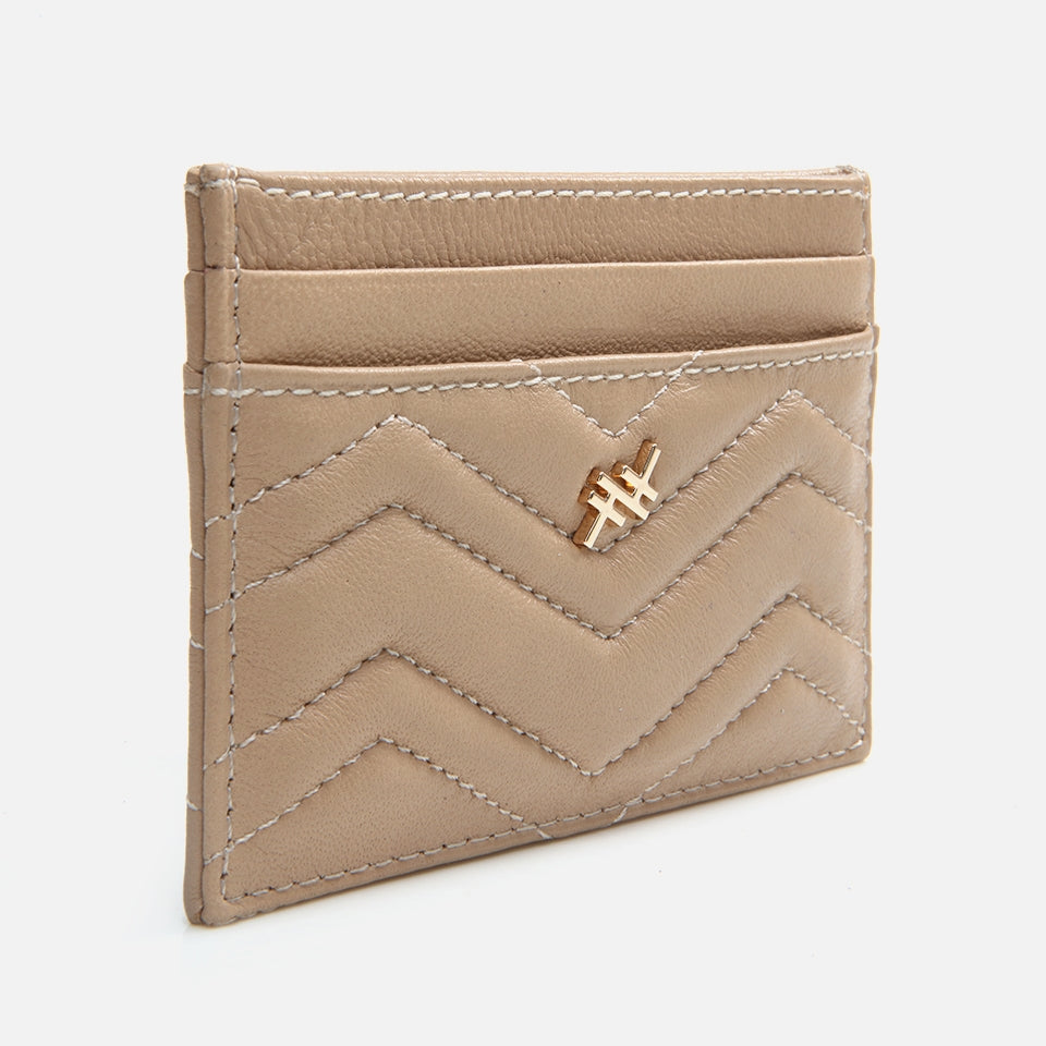 Genuine Leather Beige Women's Wallet