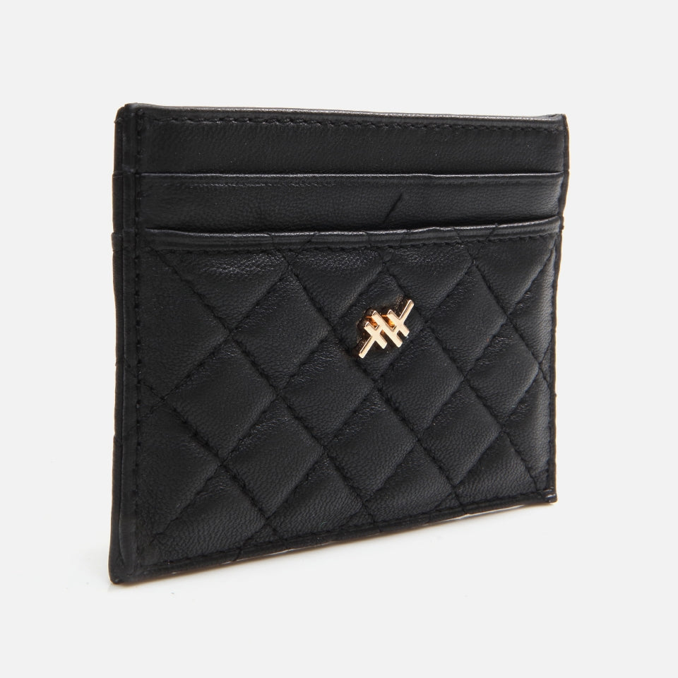 Genuine Leather Black Women's Wallet
