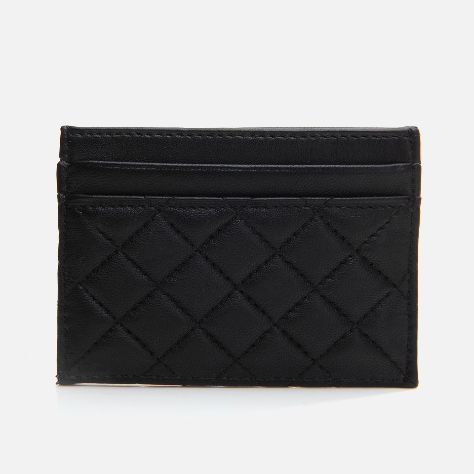 Genuine Leather Black Women's Wallet