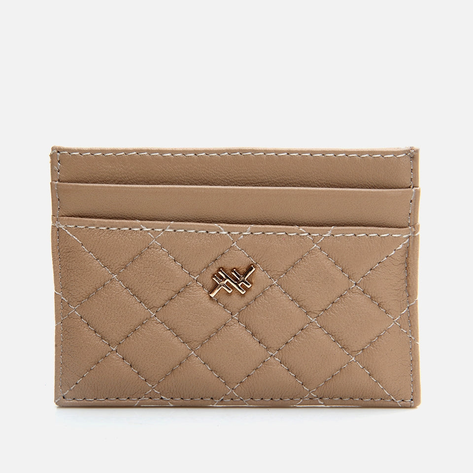 Genuine Leather Beige Women's Wallet