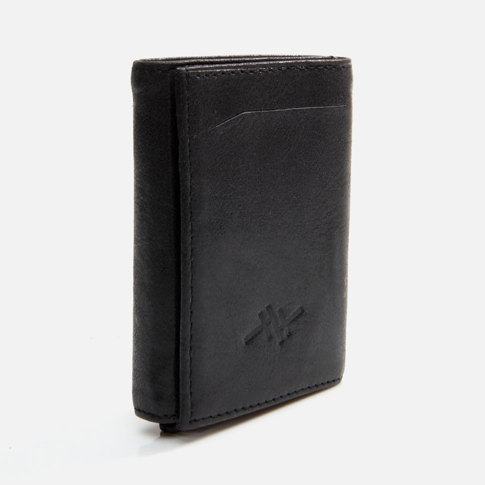 Genuine Leather Black Men's Wallet