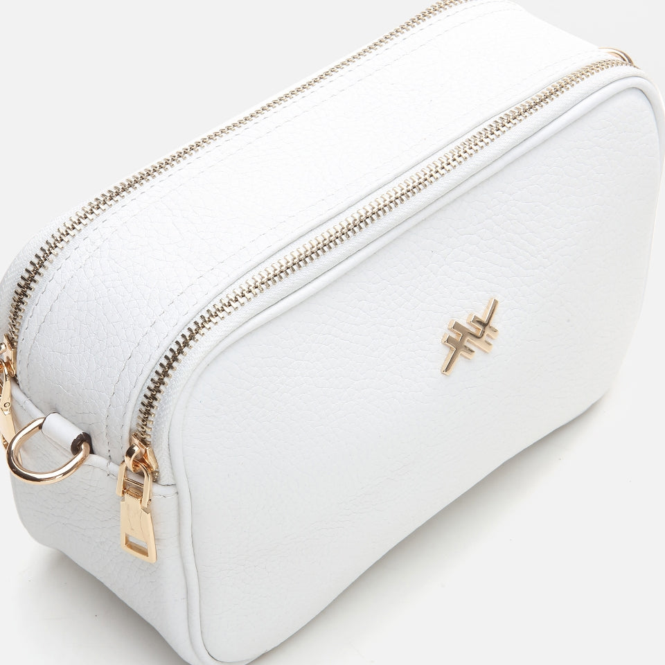 Genuine Leather White Women's Mini (Crossbody) Bag