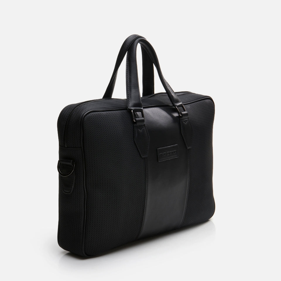 Genuine Leather Black Men's Bag
