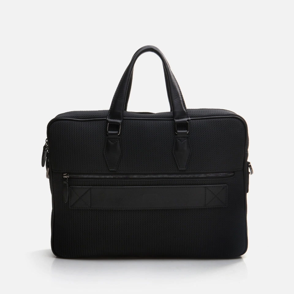 Genuine Leather Black Men's Bag