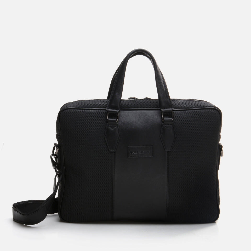 Genuine Leather Black Men's Bag