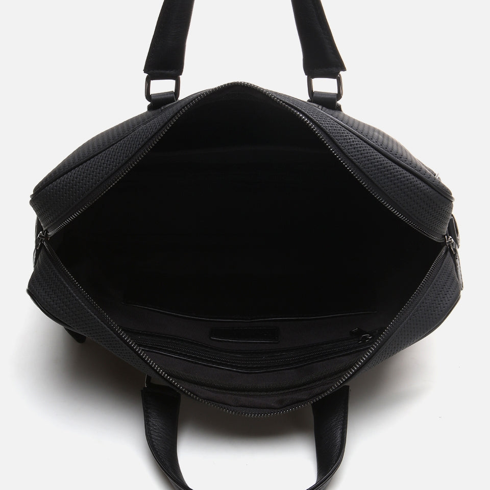 Genuine Leather Black Men's Bag