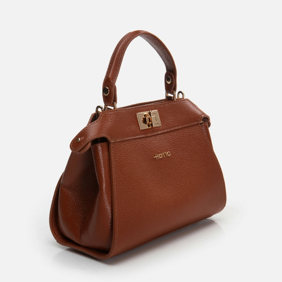 Genuine Leather Tan Women's Mini (Crossbody) Bag