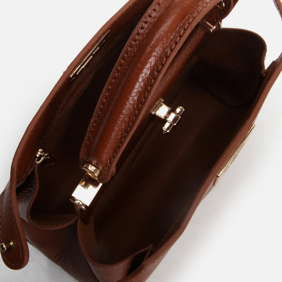 Genuine Leather Tan Women's Mini (Crossbody) Bag