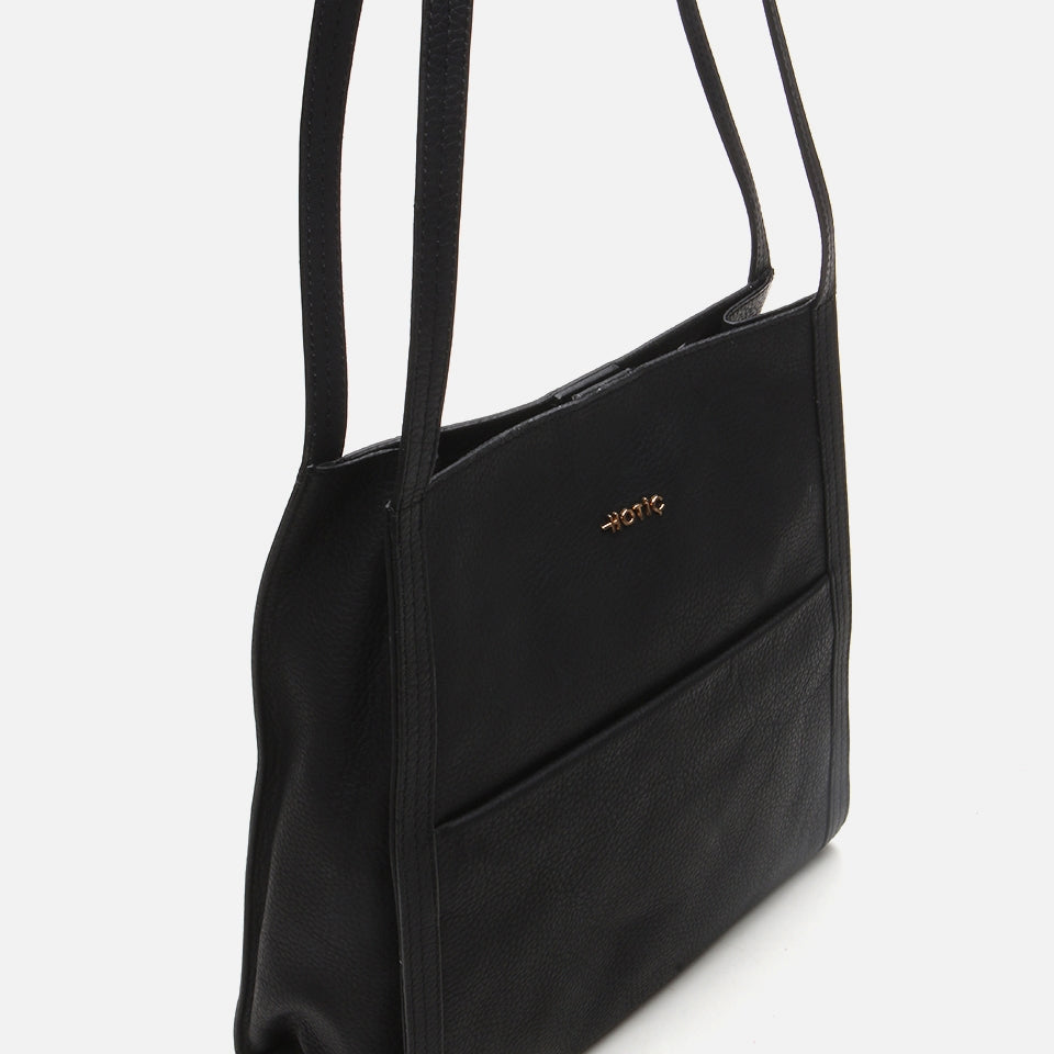 Genuine Leather Black Women's Bag