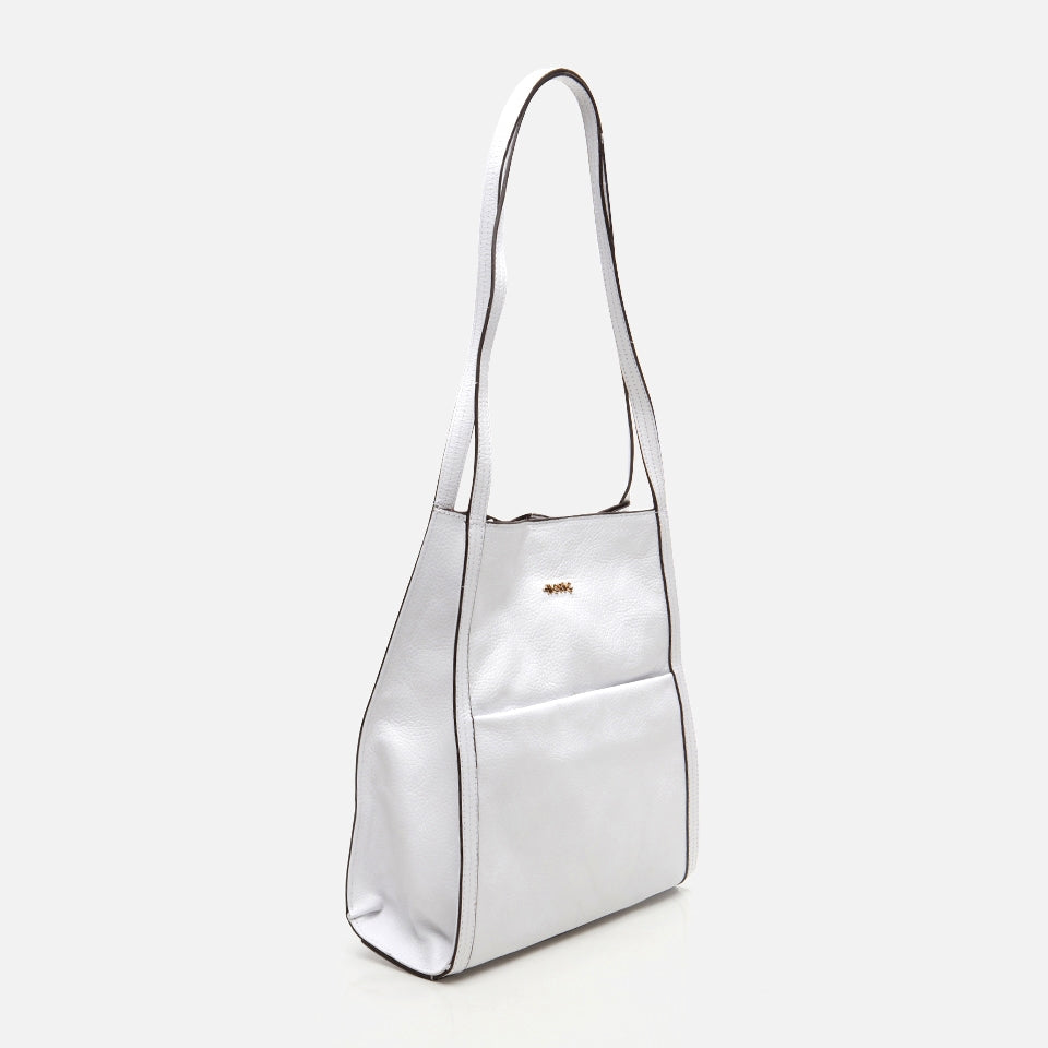 Genuine Leather White Women's Bag