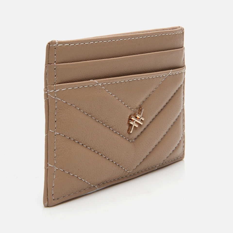 Genuine Leather Beige Women's Wallet