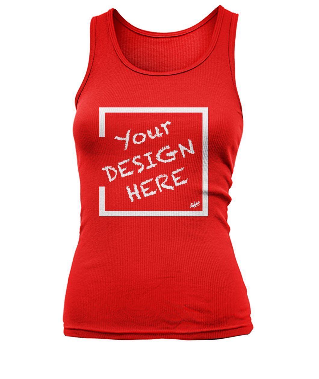 Aidoo Women's Tank Top-Tank Tops-Nike-Adidas-Supreme-Champion-Jordan-Louis Vuitton-shirt personalised-custom hoodie-personalised hoodie-Aidoo-Red-S-Aidoo : On-Demand Print