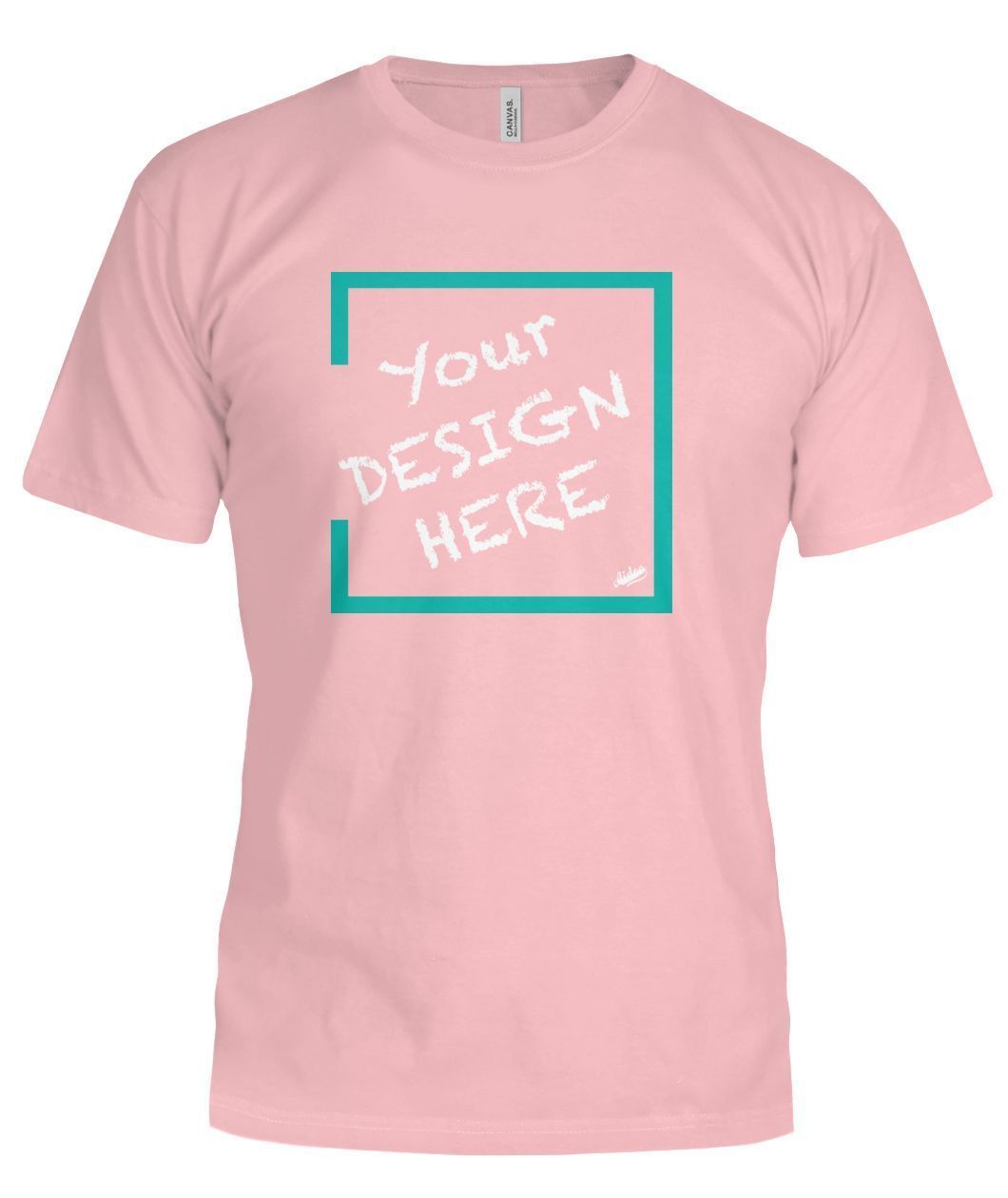 Aidoo Bella Canvas Tee-Short Sleeves-Nike-Adidas-Supreme-Champion-Jordan-Louis Vuitton-shirt personalised-custom hoodie-personalised hoodie-Aidoo-Soft Pink-S-Aidoo : On-Demand Print