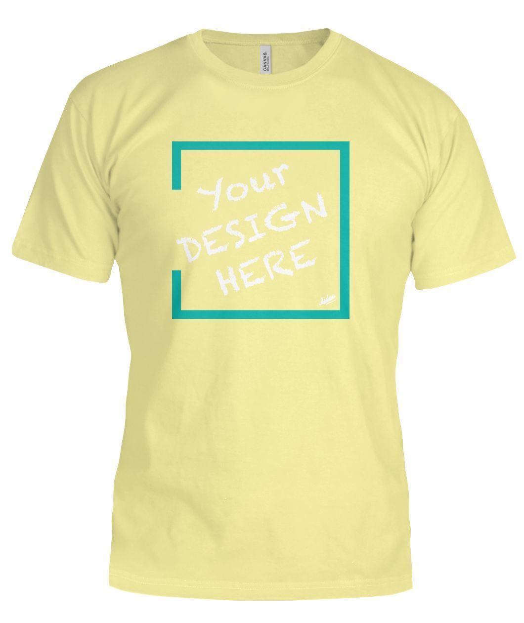Aidoo Bella Canvas Tee-Short Sleeves-Nike-Adidas-Supreme-Champion-Jordan-Louis Vuitton-shirt personalised-custom hoodie-personalised hoodie-Aidoo-Yellow-S-Aidoo : On-Demand Print