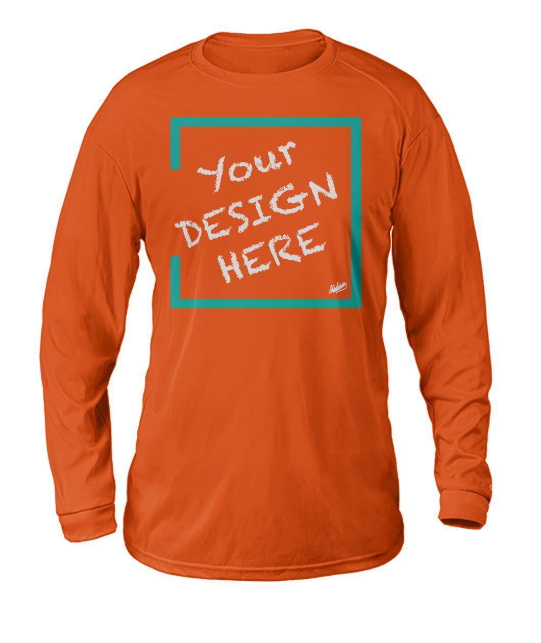Aidoo Dry Sport Long-Sleeve-Long Sleeves-Nike-Adidas-Supreme-Champion-Jordan-Louis Vuitton-shirt personalised-custom hoodie-personalised hoodie-Aidoo-Orange-S-Aidoo : On-Demand Print