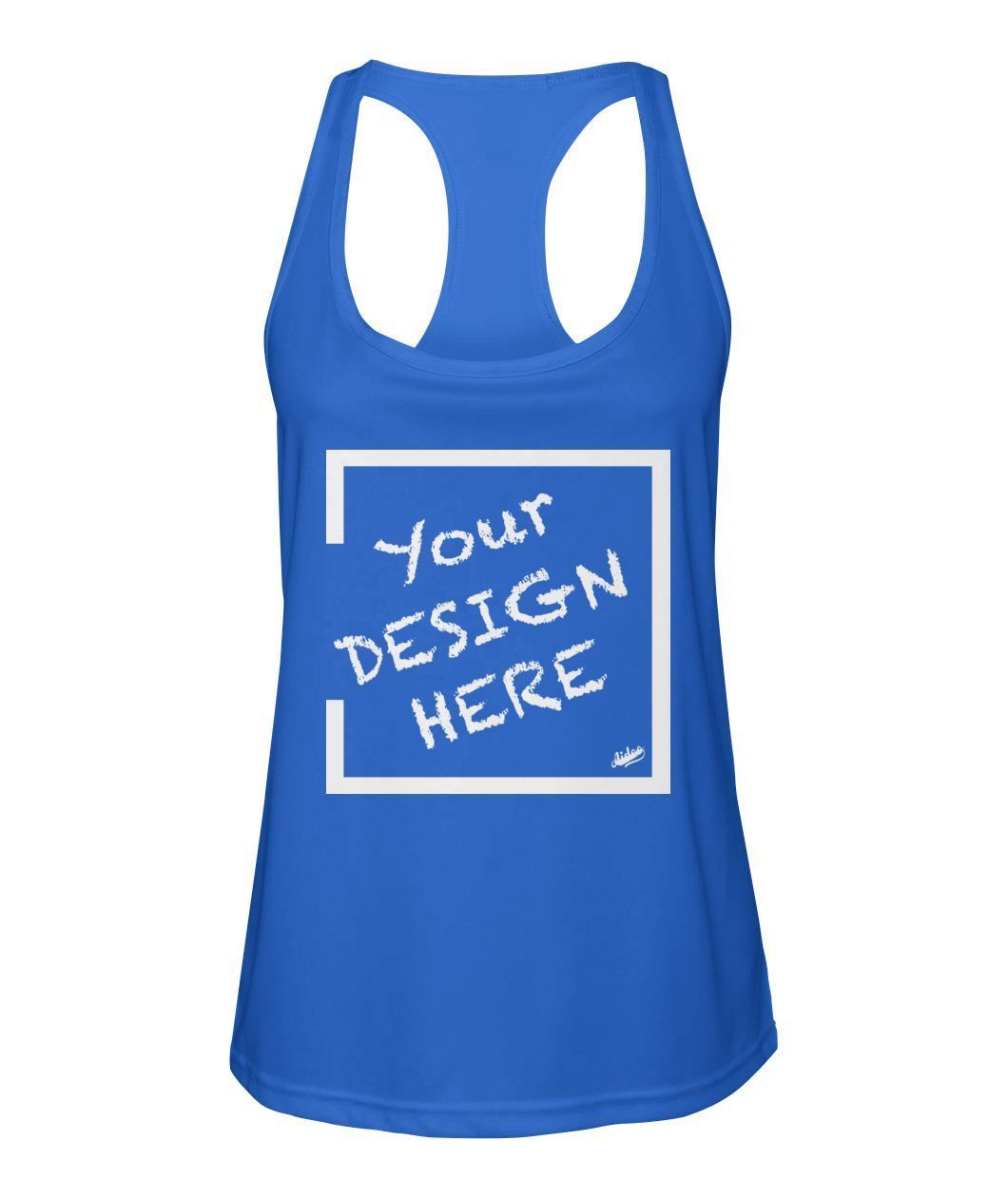 Aidoo Women's Racerback Sport Tank-Tank Tops-Nike-Adidas-Supreme-Champion-Jordan-Louis Vuitton-shirt personalised-custom hoodie-personalised hoodie-Aidoo-Sport Royal-S-Aidoo : On-Demand Print