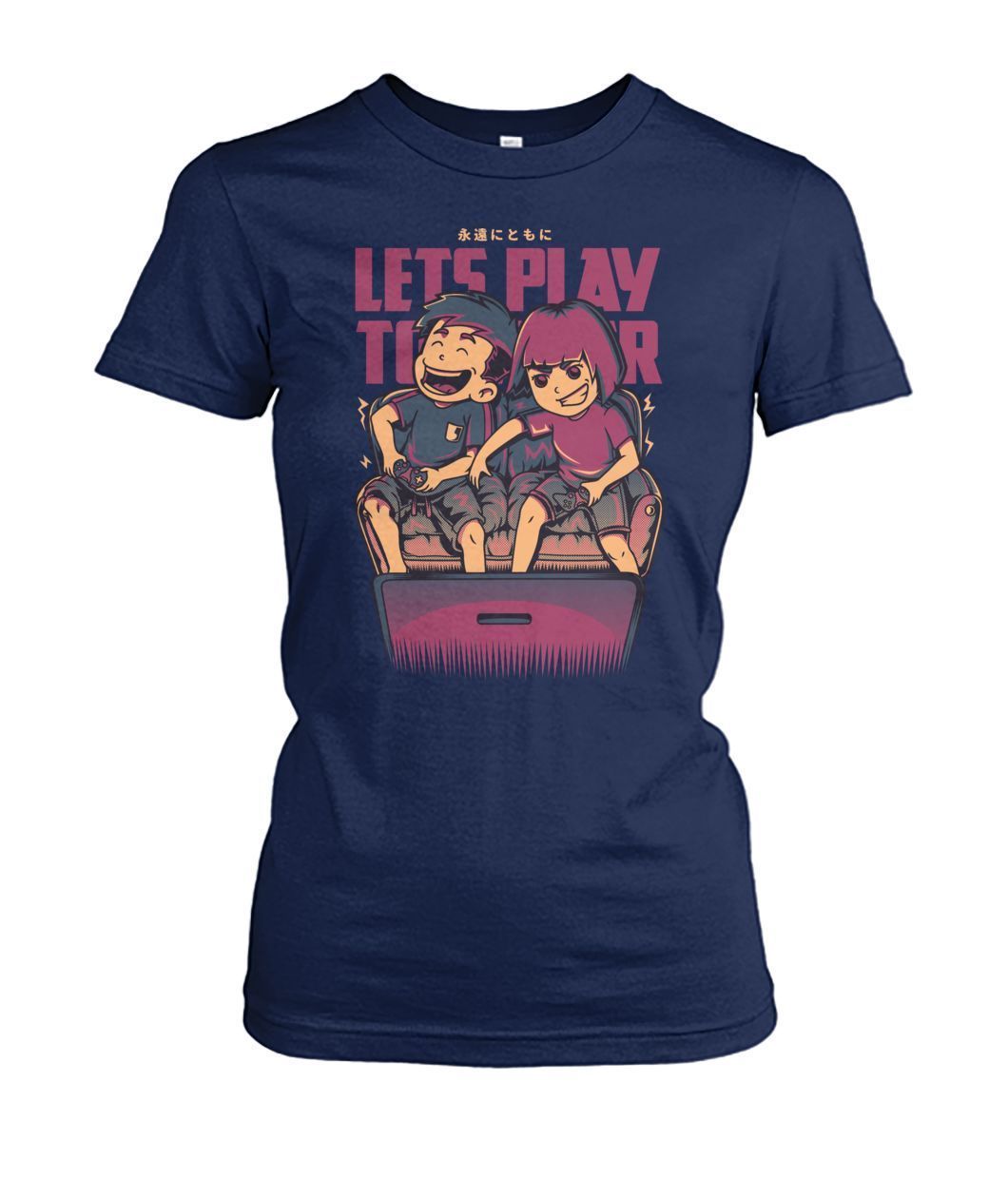 Lets Play Together Women's Crew Tee