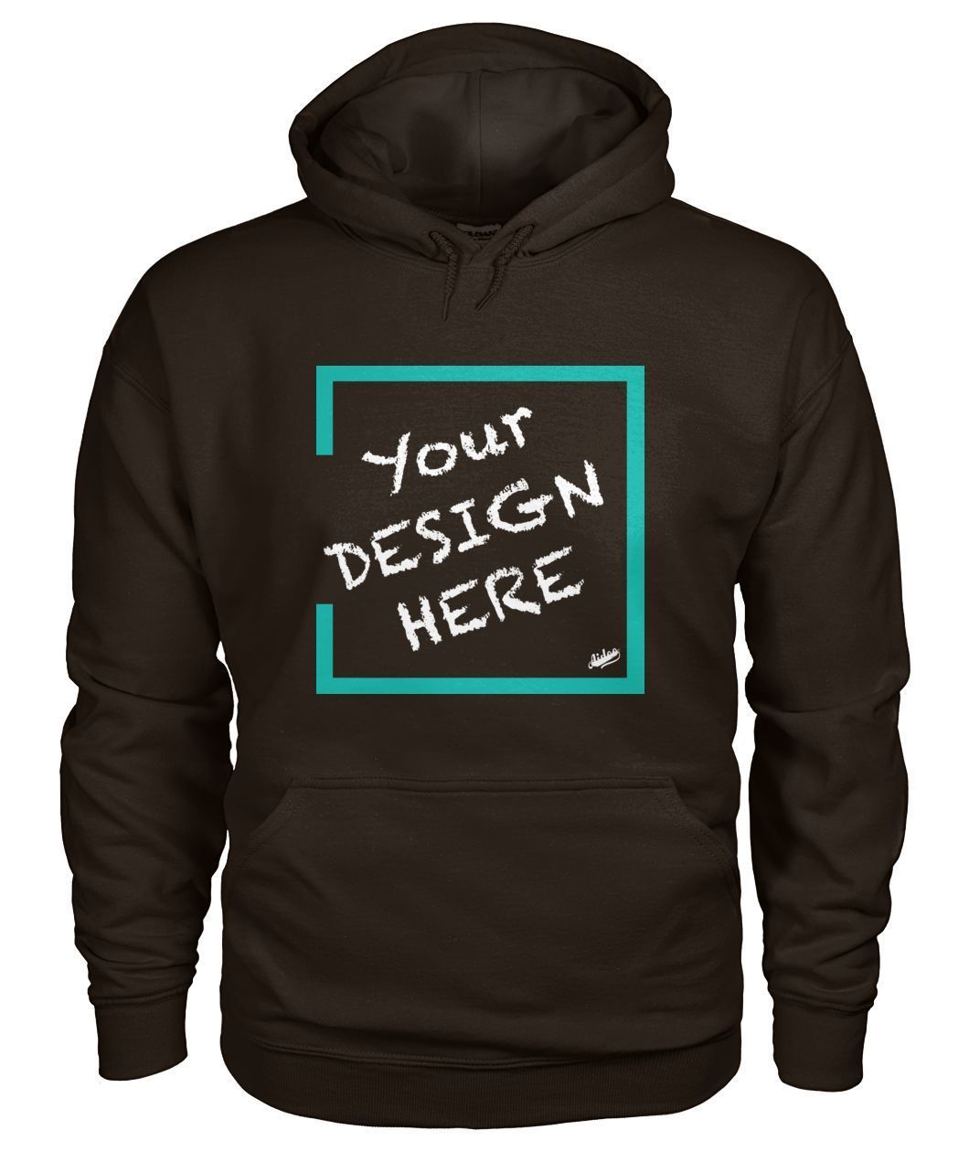 Aidoo Unisex Hoodie-Hoodies-Nike-Adidas-Supreme-Champion-Jordan-Louis Vuitton-shirt personalised-custom hoodie-personalised hoodie-Aidoo-Dark Chocolate-S-Aidoo : On-Demand Print