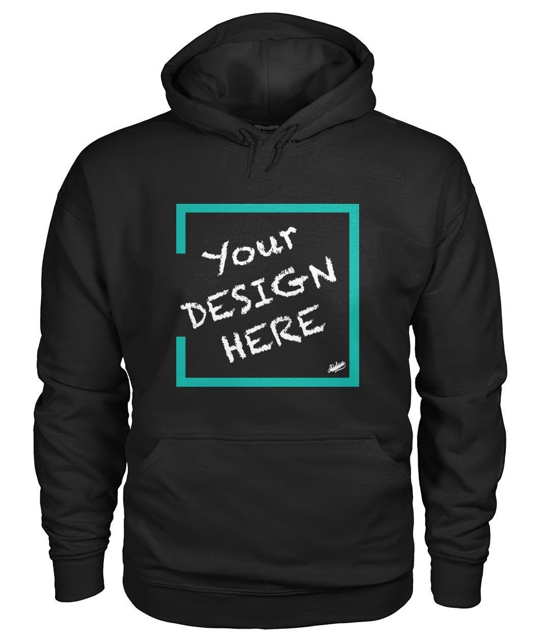 Aidoo Unisex Hoodie-Hoodies-Nike-Adidas-Supreme-Champion-Jordan-Louis Vuitton-shirt personalised-custom hoodie-personalised hoodie-Aidoo-Black-M-Aidoo : On-Demand Print