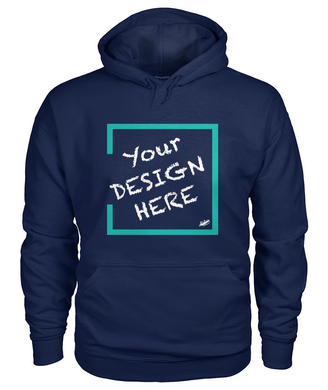Aidoo Unisex Hoodie-Hoodies-Nike-Adidas-Supreme-Champion-Jordan-Louis Vuitton-shirt personalised-custom hoodie-personalised hoodie-Aidoo-Navy-S-Aidoo : On-Demand Print