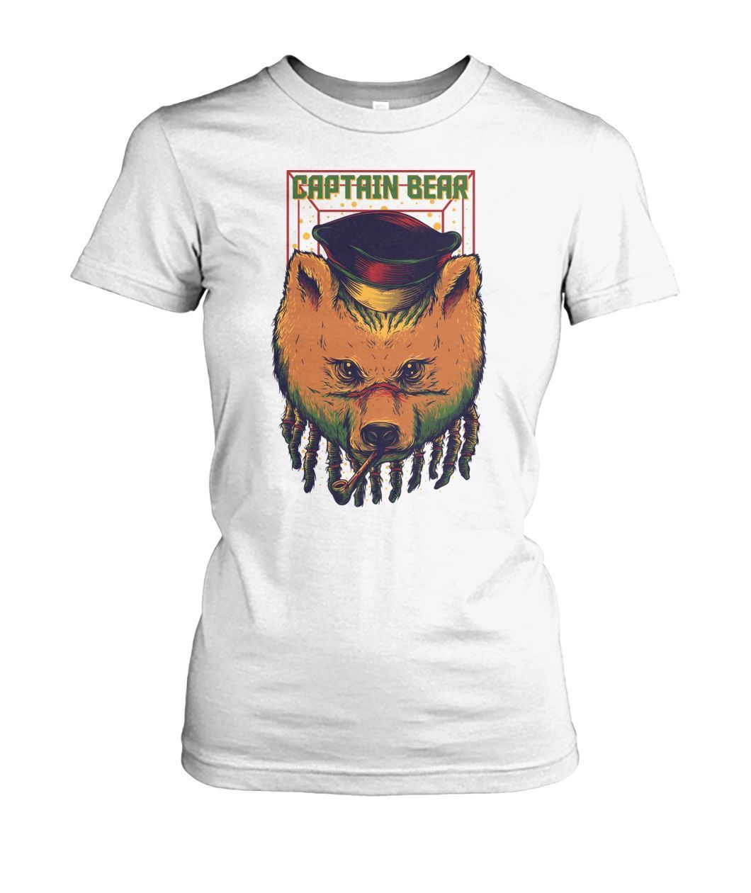 Captain Bear Women's Crew Tee