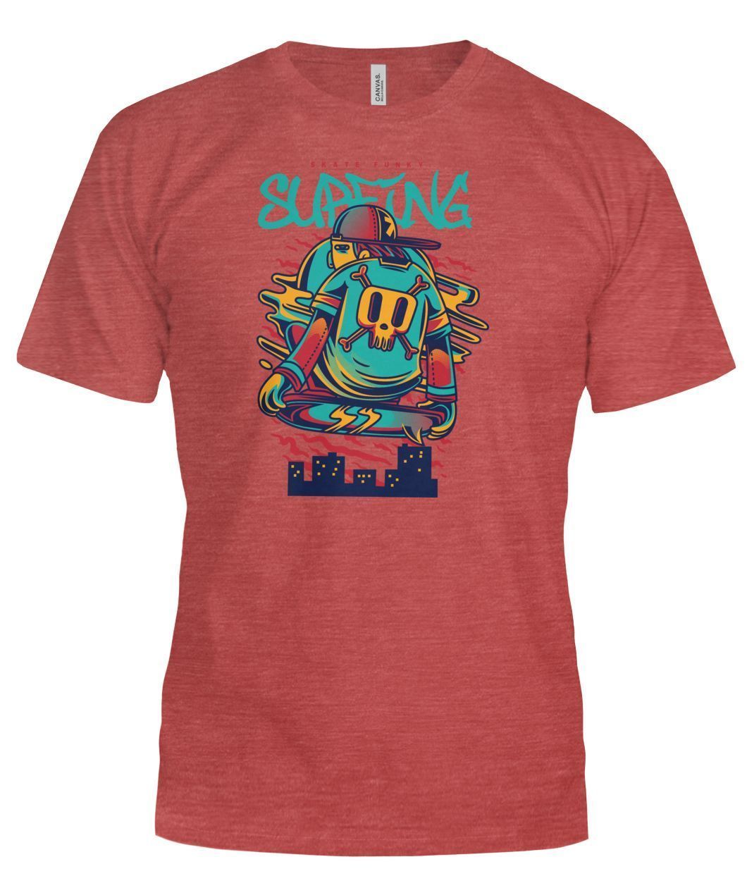 Surfing Bella Canvas Tee