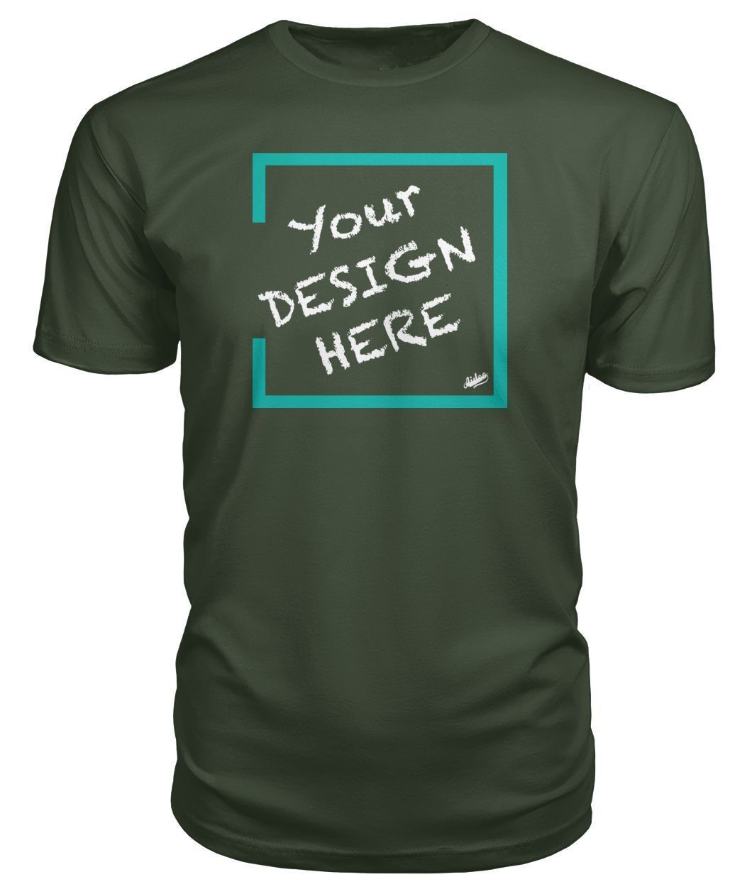 Aidoo Premium Unisex Tee-Short Sleeves-Nike-Adidas-Supreme-Champion-Jordan-Louis Vuitton-shirt personalised-custom hoodie-personalised hoodie-Aidoo-City Green-S-Aidoo : On-Demand Print