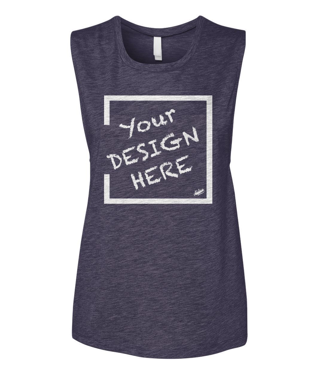 Aidoo Women's Muscle Tank-Tank Tops-Nike-Adidas-Supreme-Champion-Jordan-Louis Vuitton-shirt personalised-custom hoodie-personalised hoodie-Aidoo-Midnight-S-Aidoo : On-Demand Print