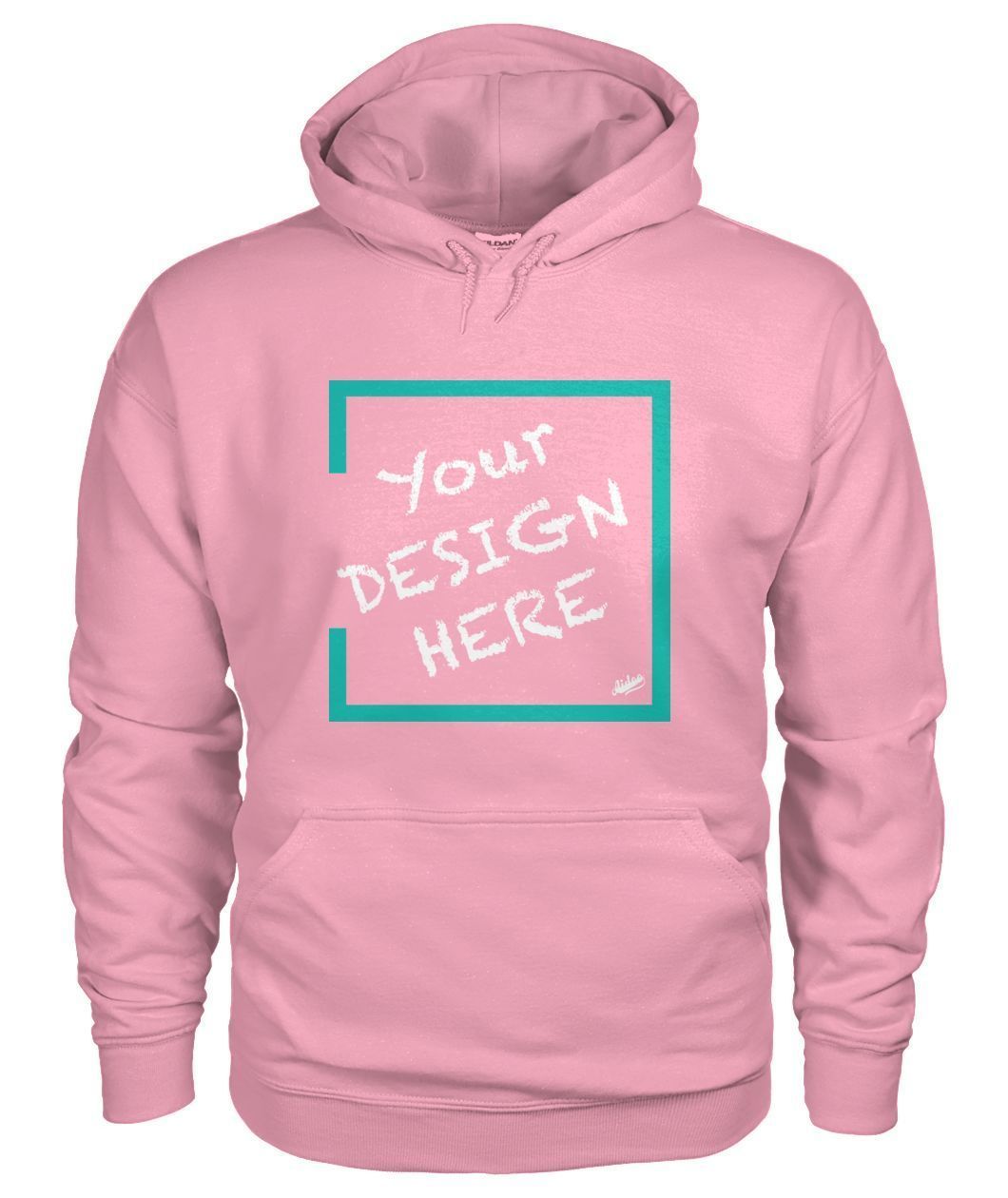 Aidoo Unisex Hoodie-Hoodies-Nike-Adidas-Supreme-Champion-Jordan-Louis Vuitton-shirt personalised-custom hoodie-personalised hoodie-Aidoo-Classic Pink-S-Aidoo : On-Demand Print