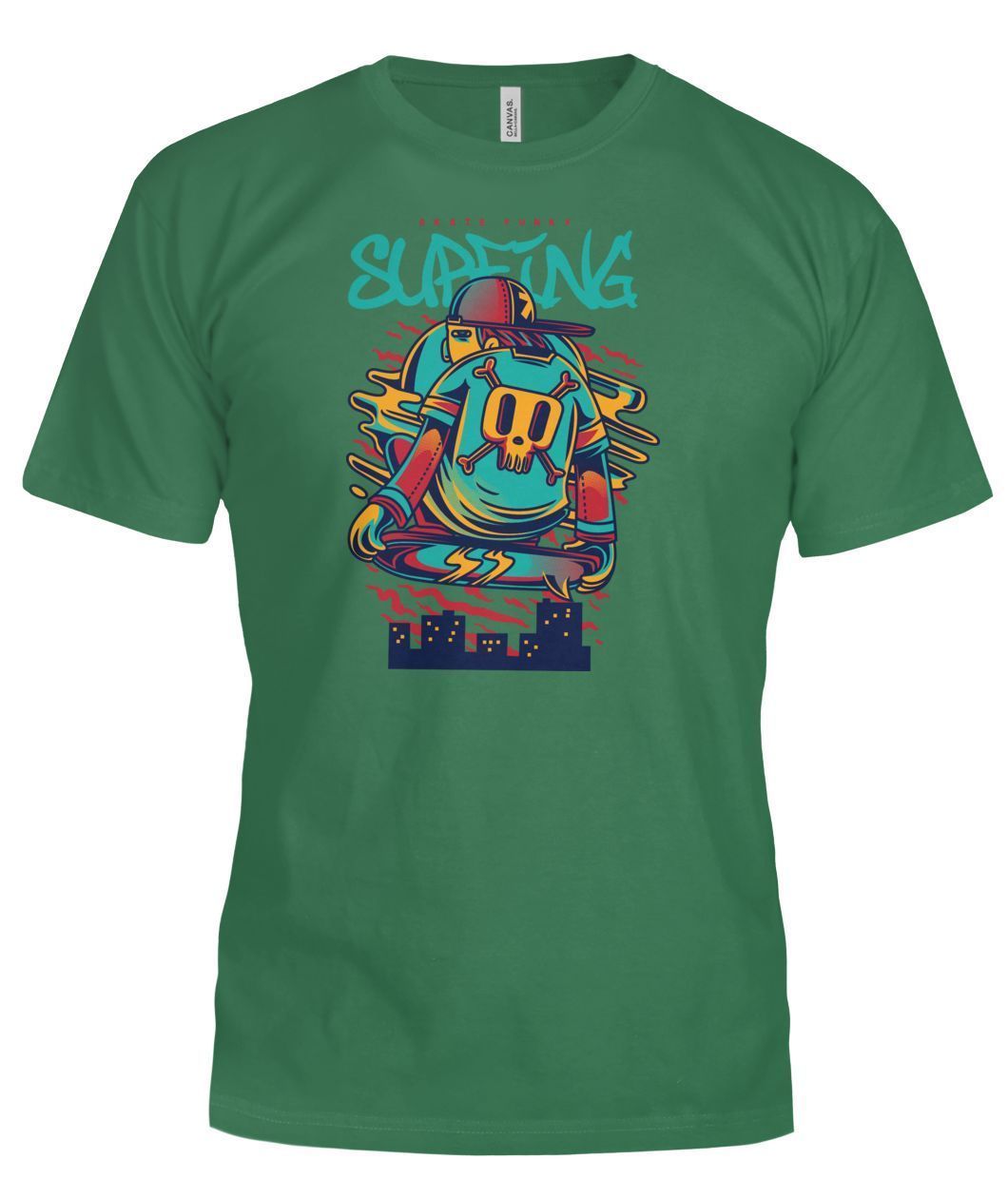 Surfing Bella Canvas Tee