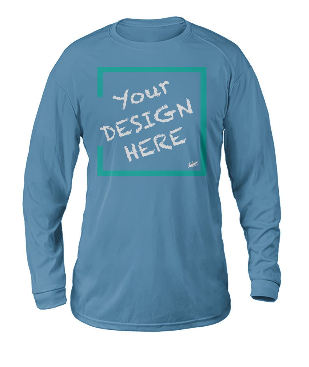 Aidoo Dry Sport Long-Sleeve-Long Sleeves-Nike-Adidas-Supreme-Champion-Jordan-Louis Vuitton-shirt personalised-custom hoodie-personalised hoodie-Aidoo-Carolina Blue-S-Aidoo : On-Demand Print