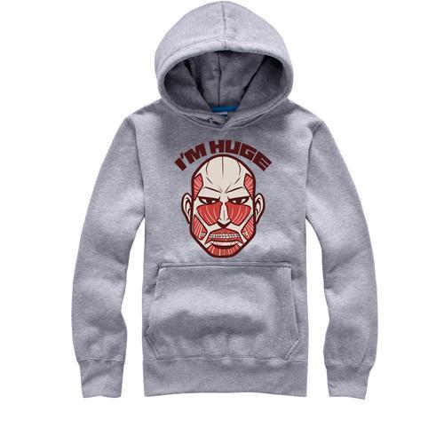 Attack on Titan I am huge hoodie-pullover-Elessi UK