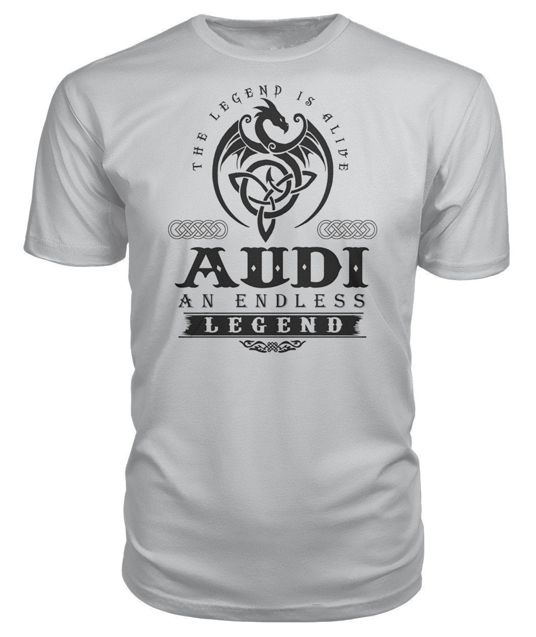 AUDI AN ENDLESS LEGEND Premium Unisex T SHIRT-Short Sleeves-Elessi UK