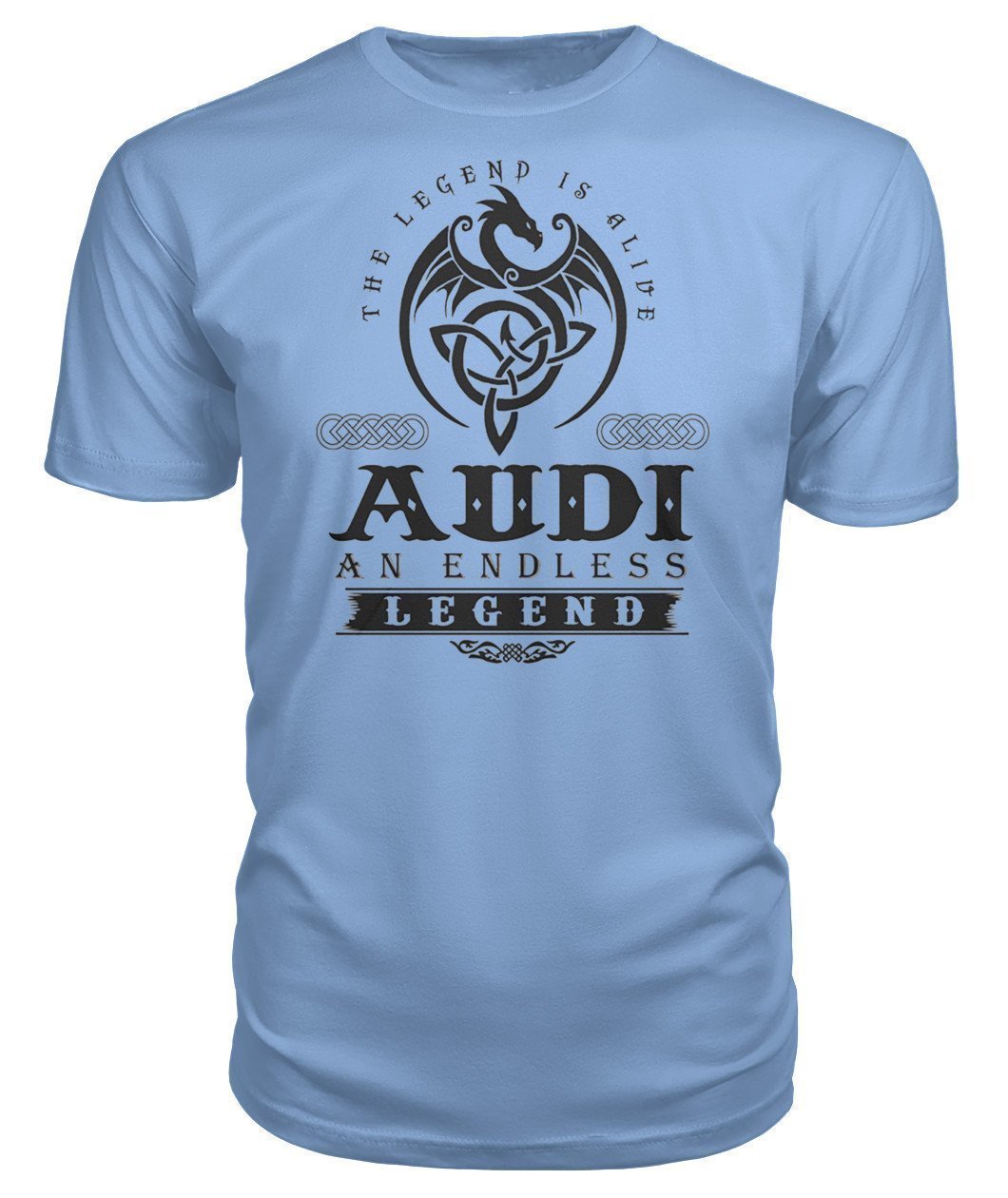 AUDI AN ENDLESS LEGEND Premium Unisex T SHIRT-Short Sleeves-Elessi UK